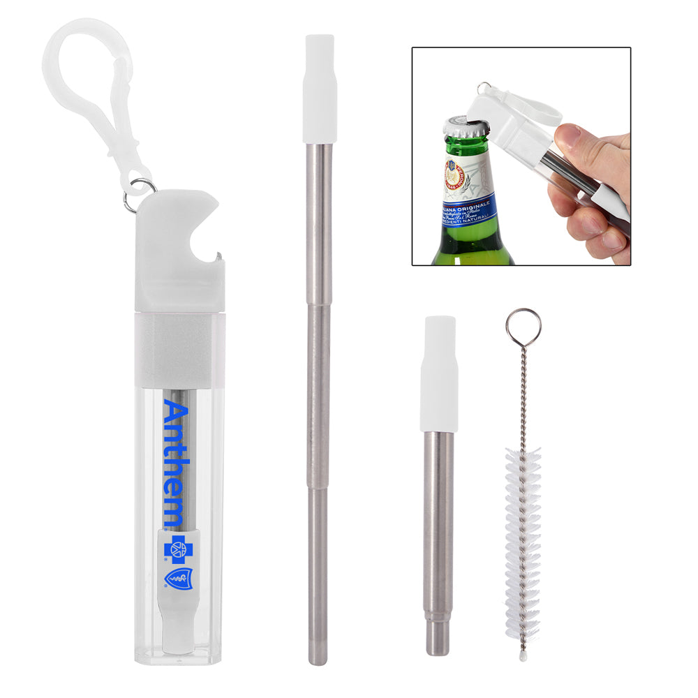 Straw Kit w/ Bottle Opener